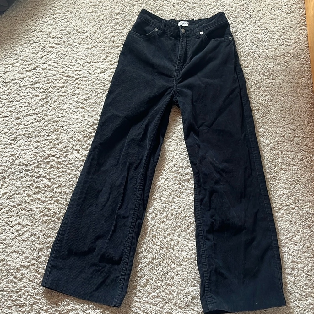 RVCA MID RISE CORDUROY PANTS - Black